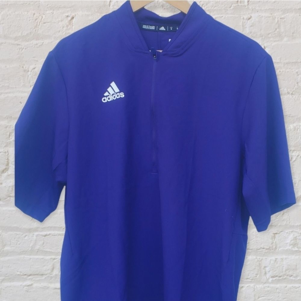 "Adidas" / 1/4 Zip Purple Pullover (NWT)